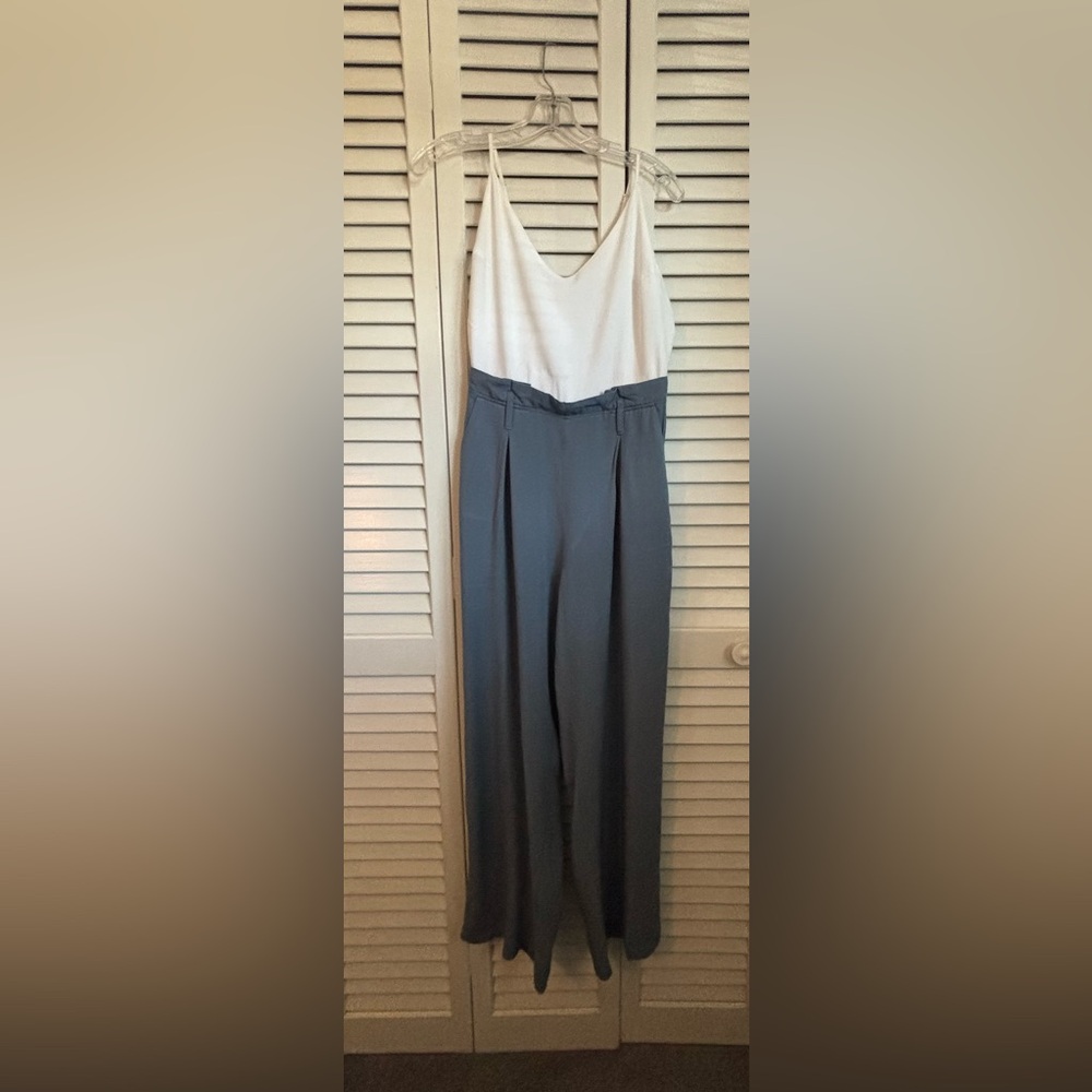 Fairycore Altar'd State Gray Maxi Wide-Leg Jumpsuit
